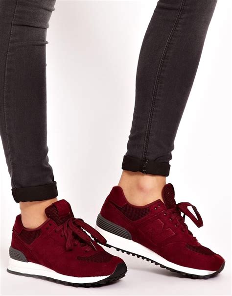 burgundy sneakers women